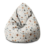 Puf Birnenform Ecru Terrazzo-S-Samt
