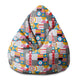 Puf Pearshape Geometric Mosaic-S-Oxford