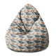 Puf Pearshape Ginko-S-Samt