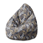 Sitzpouf Birnenform Goldene Blätter-M-Oxford