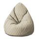 Puf Birnenform Hexagonal Gold-S-Samt