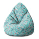Puf Pearshape Ladybugs and Flowers-S-Velvet
