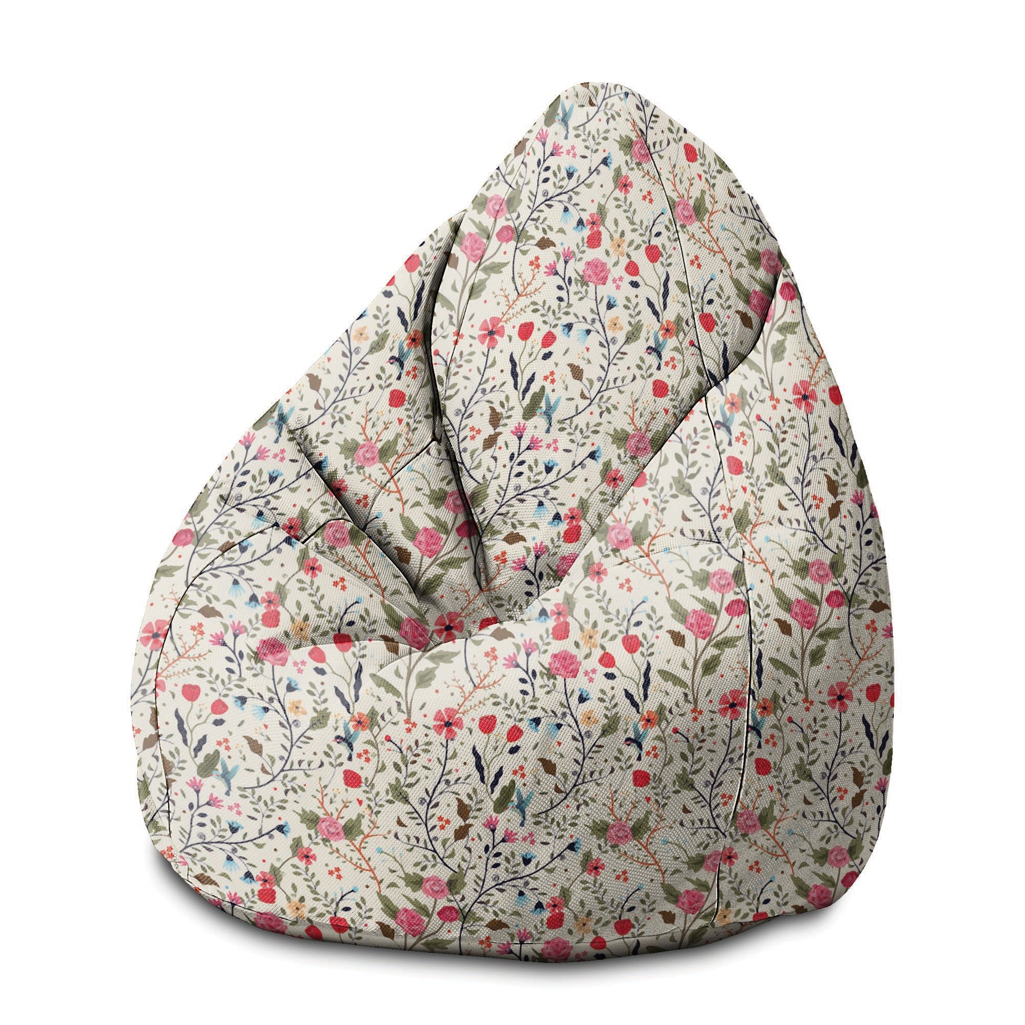 Puf Pearshape Letnia Łąka-M-Velvet