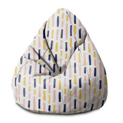 Puf Pearshape Moderné ťahy štetcom-S-Oxford