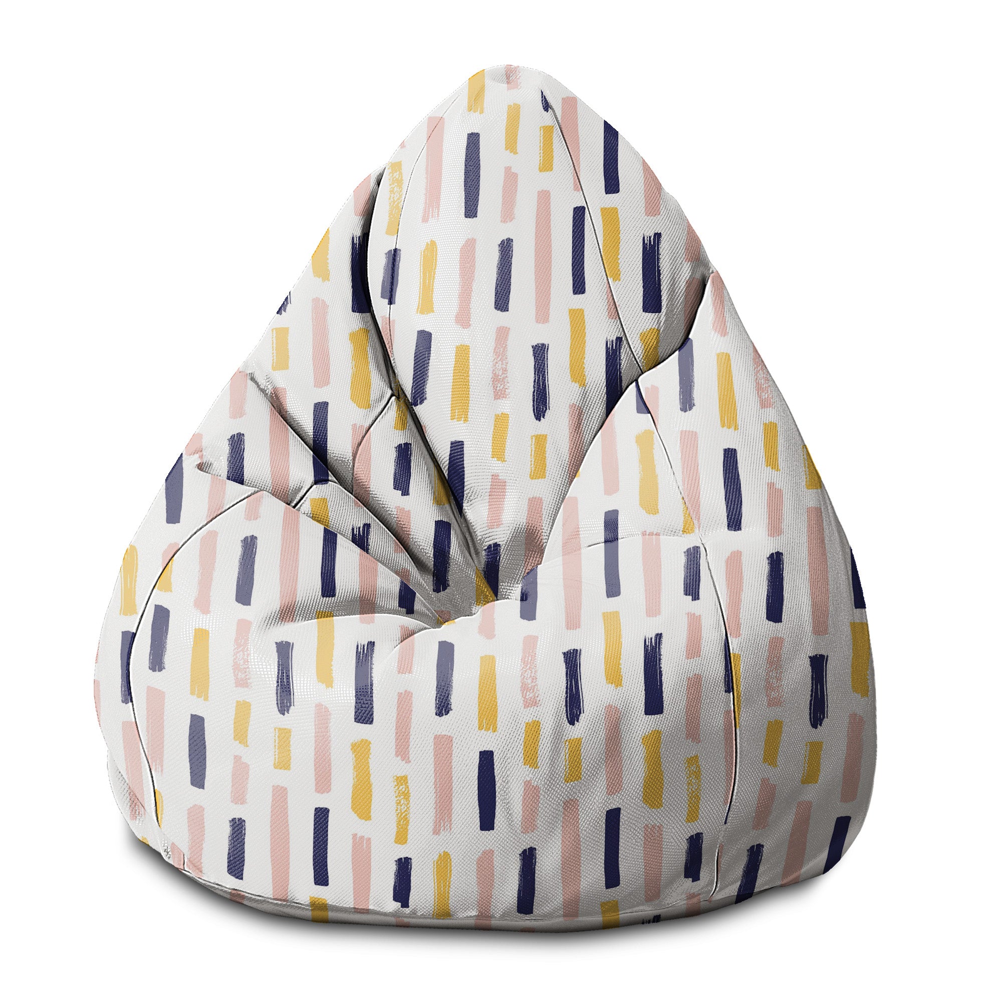 Puf Pearshape Moderné ťahy štetcom-S-Velvet