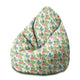 Puf Birnenform Tropisch-M-Samt