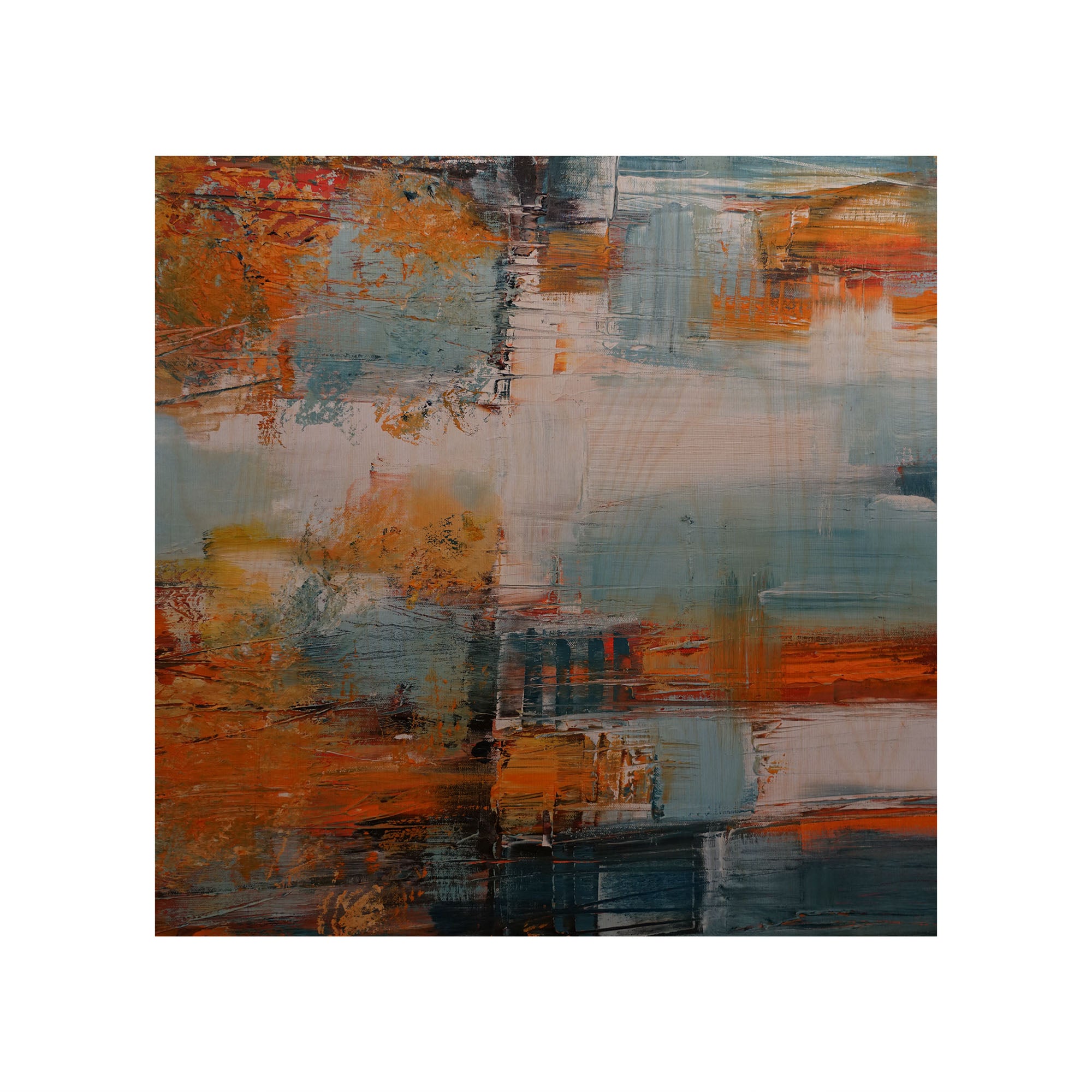 Holztisch Abstract Art