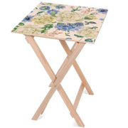 Holztisch Blau Wilde Blumen-30x40 CM