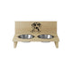 Dog Bowl Stand Dachshunds-L