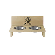 Dog Bowl Stand Neapolitan Mastiffs-M