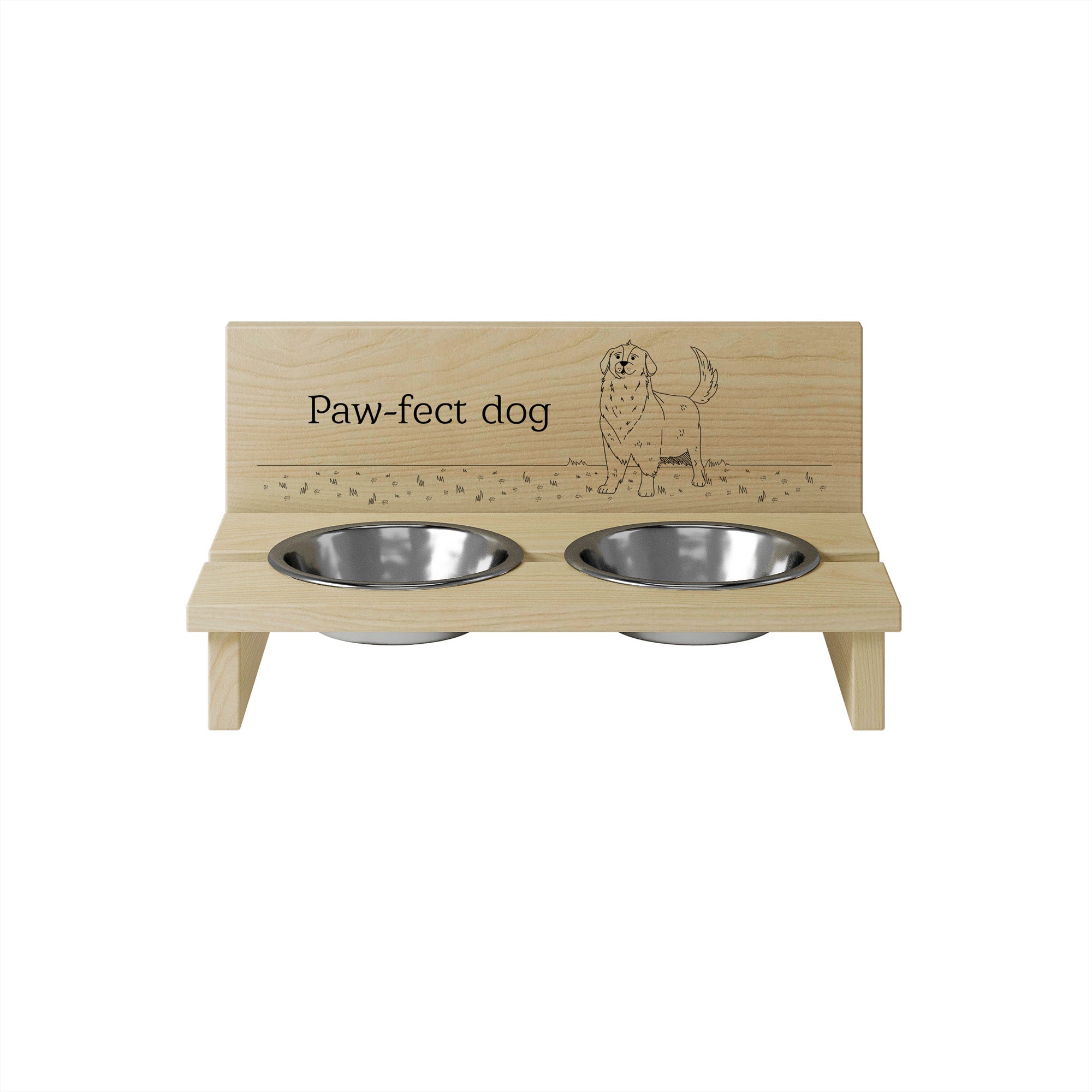 Dog Bowl Stand Paw Fect Dog