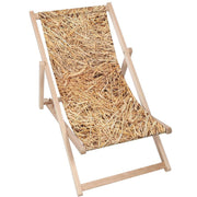 Holzliegestuhl Dorfstroh
