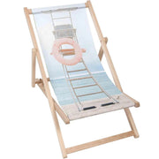 Holzliegestuhl Vintage Rettungsschwimmer