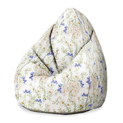 Pearshape Pouf Amazing Floral-Velvet