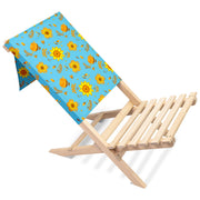 Folding Beach Chair Blue Paradise