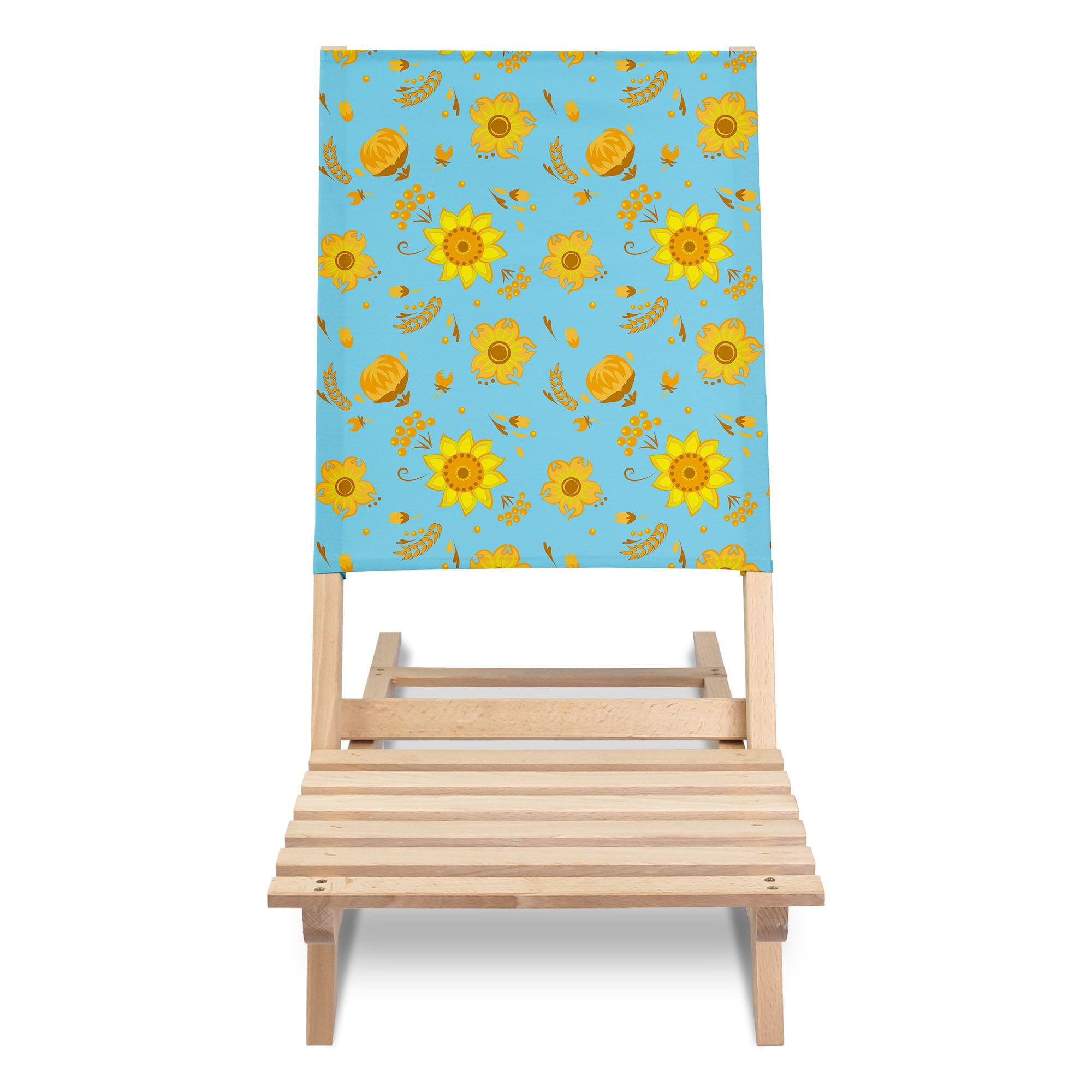 Folding Beach Chair Blue Paradise