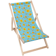 Wooden deck chair Blue Paradise-S