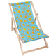 Wooden deck chair Blue Paradise-S
