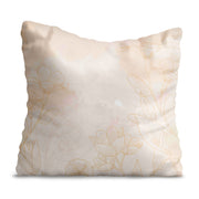Kissen Boho Beige Blumen-Oxford