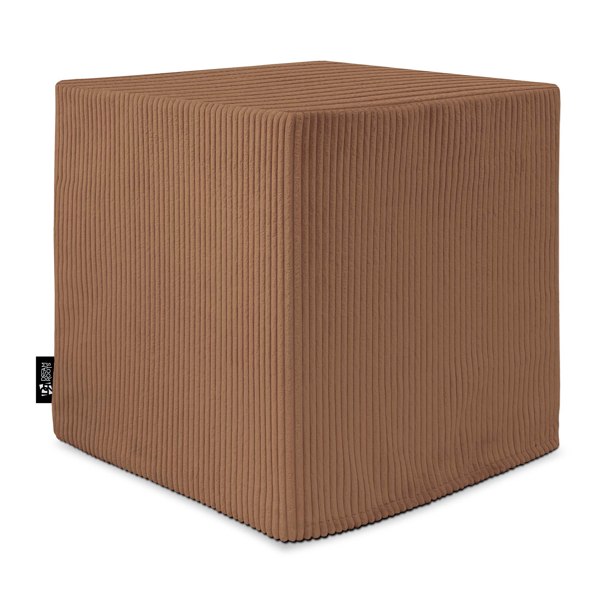 Sitzpouf Qubik Braunbär-50x50 CM