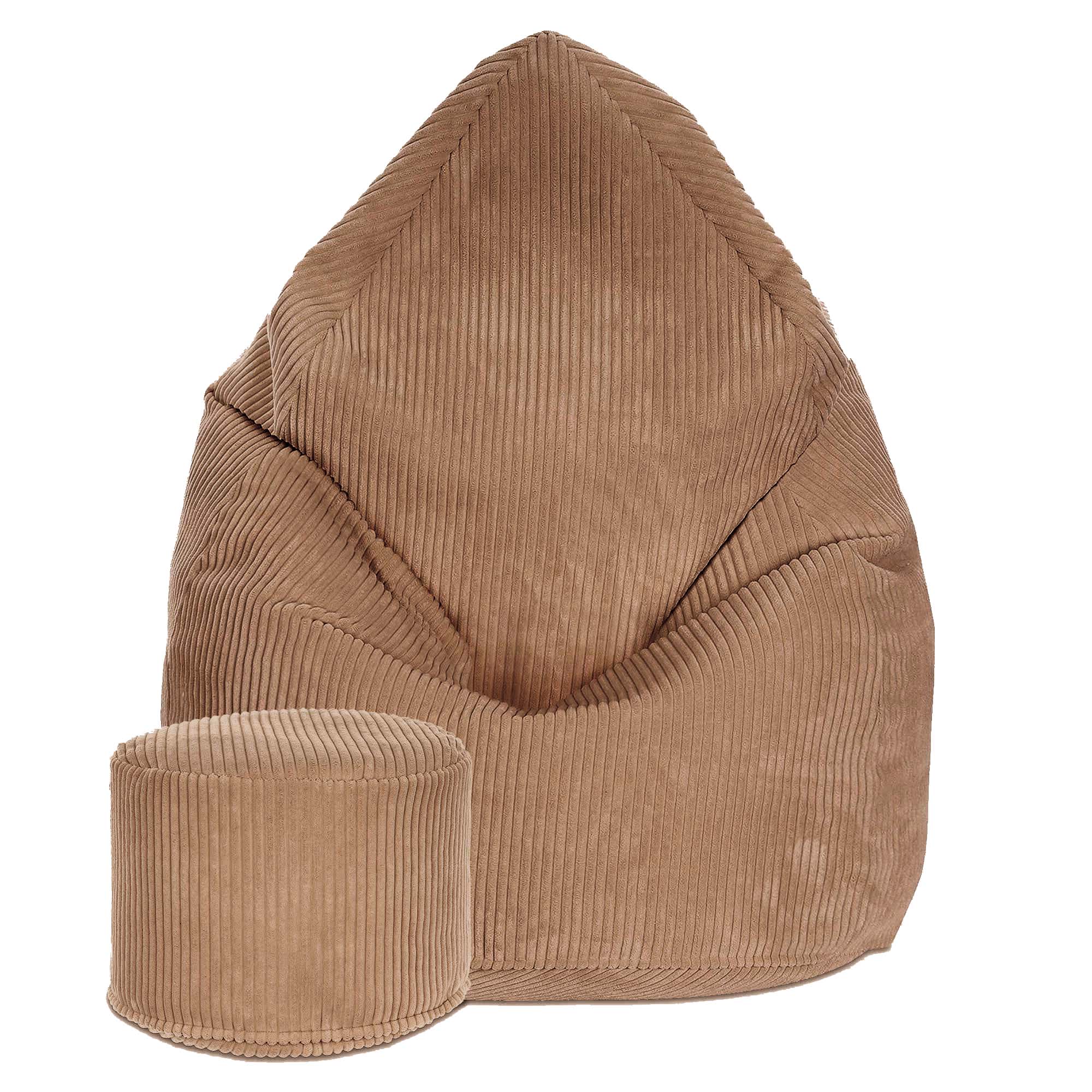 Runder Hocker Fußstütze Lincoln Brown Bear-M