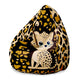 Puf Pearshape Cheetoo-S