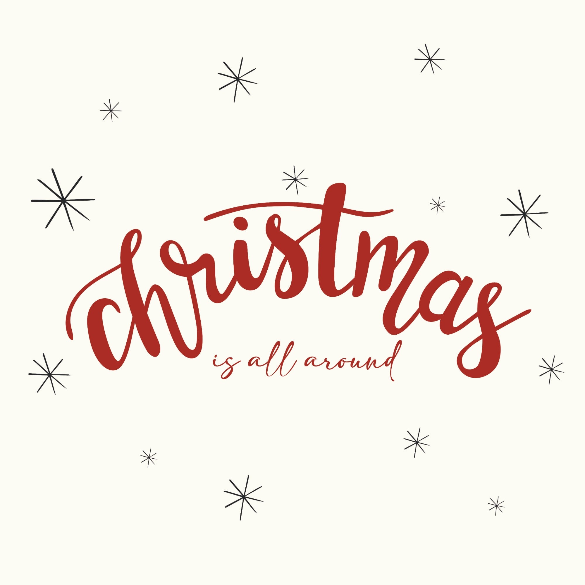 Kissen Weihnachten ist überall-Oxford