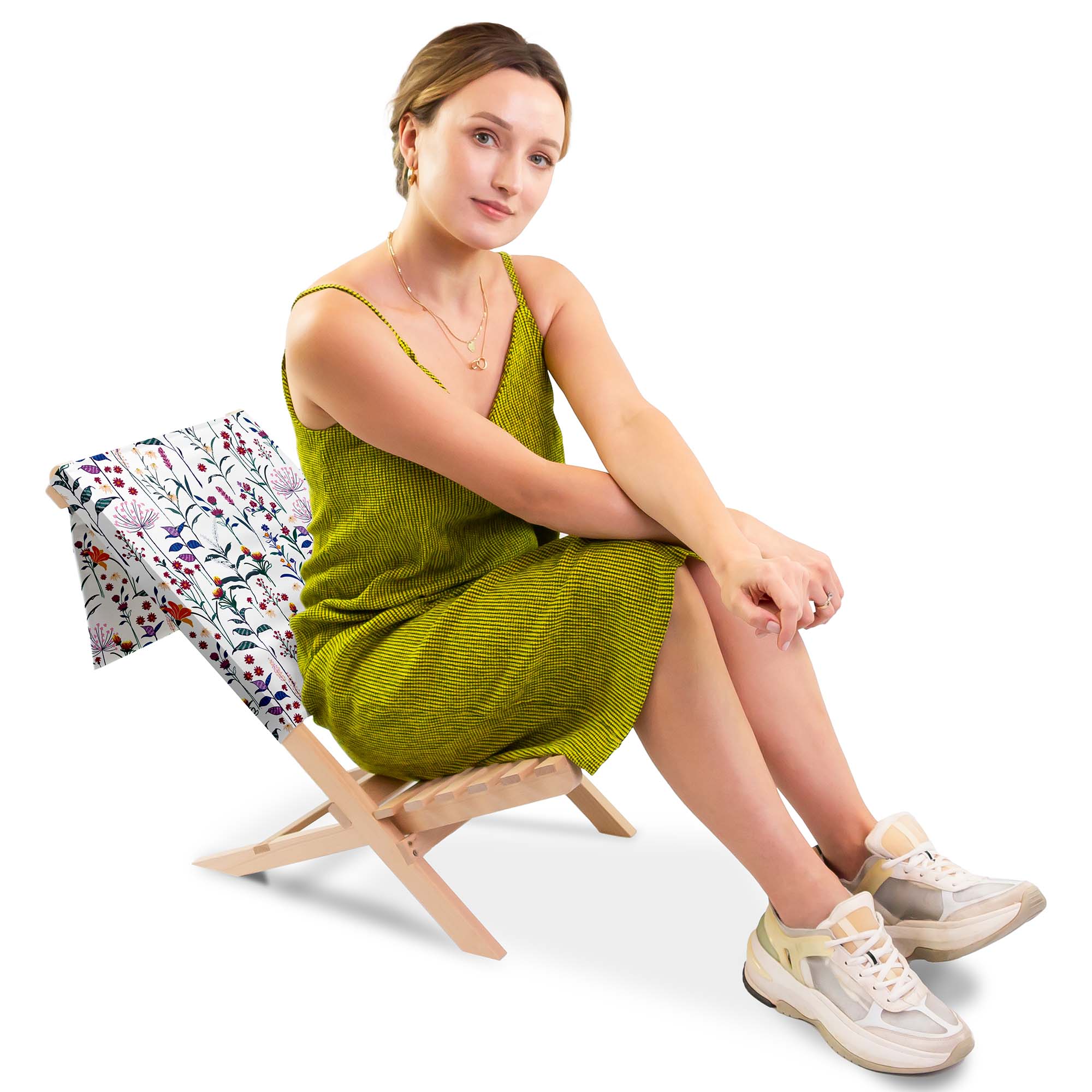 Folding Beach Chair Color Meadow