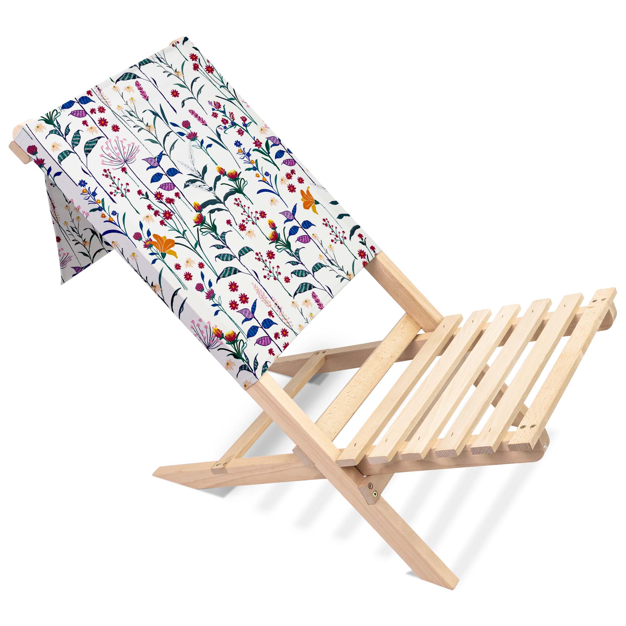 Folding Beach Chair Color Meadow