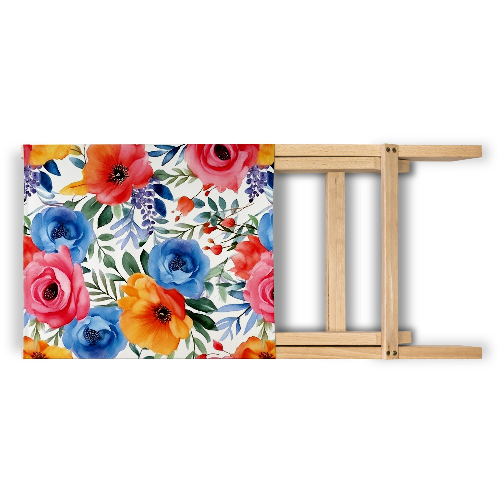 Klappbarer Strandstuhl Bunte Blumen