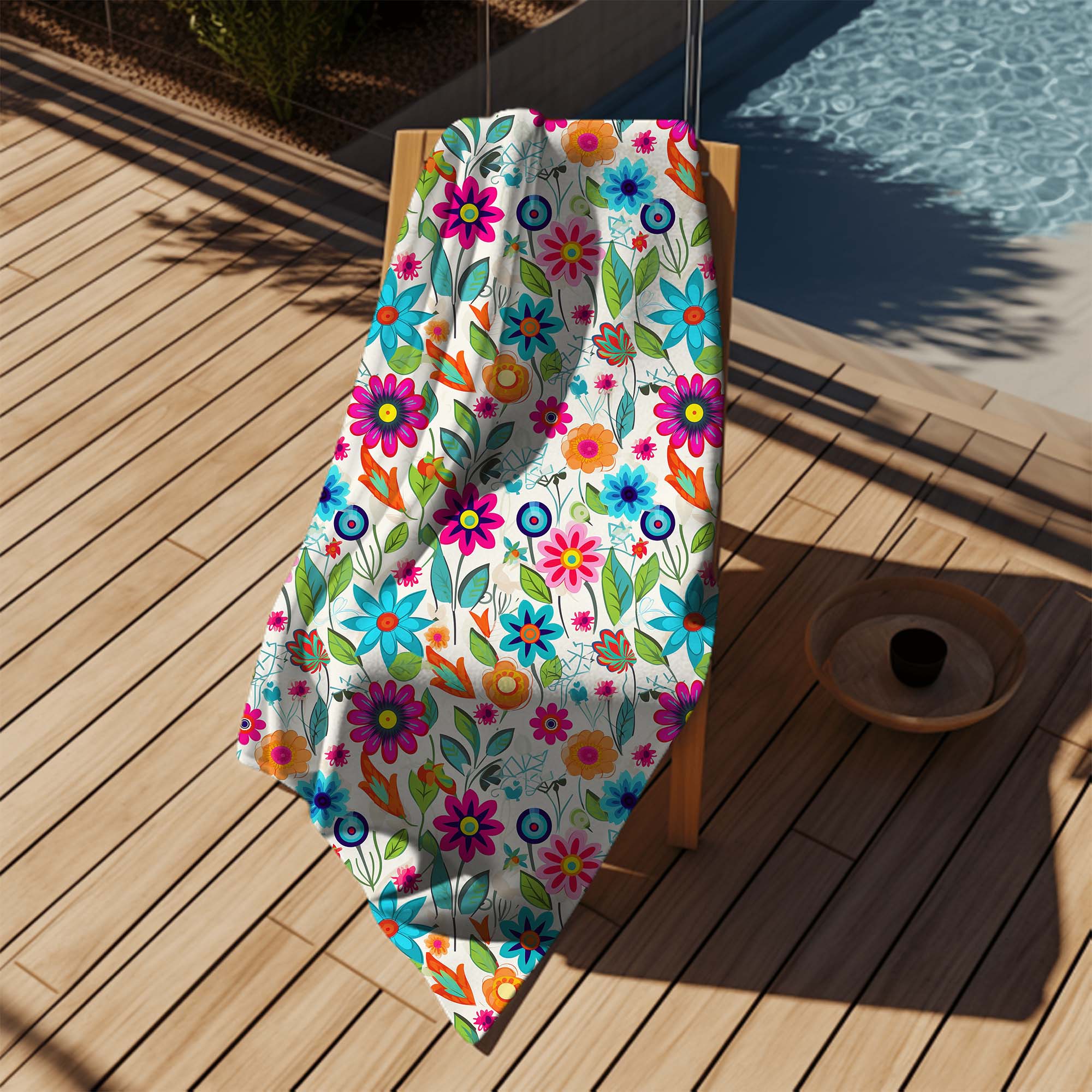 Handtuch Kleine Frühlingsblumen-30x50 cm