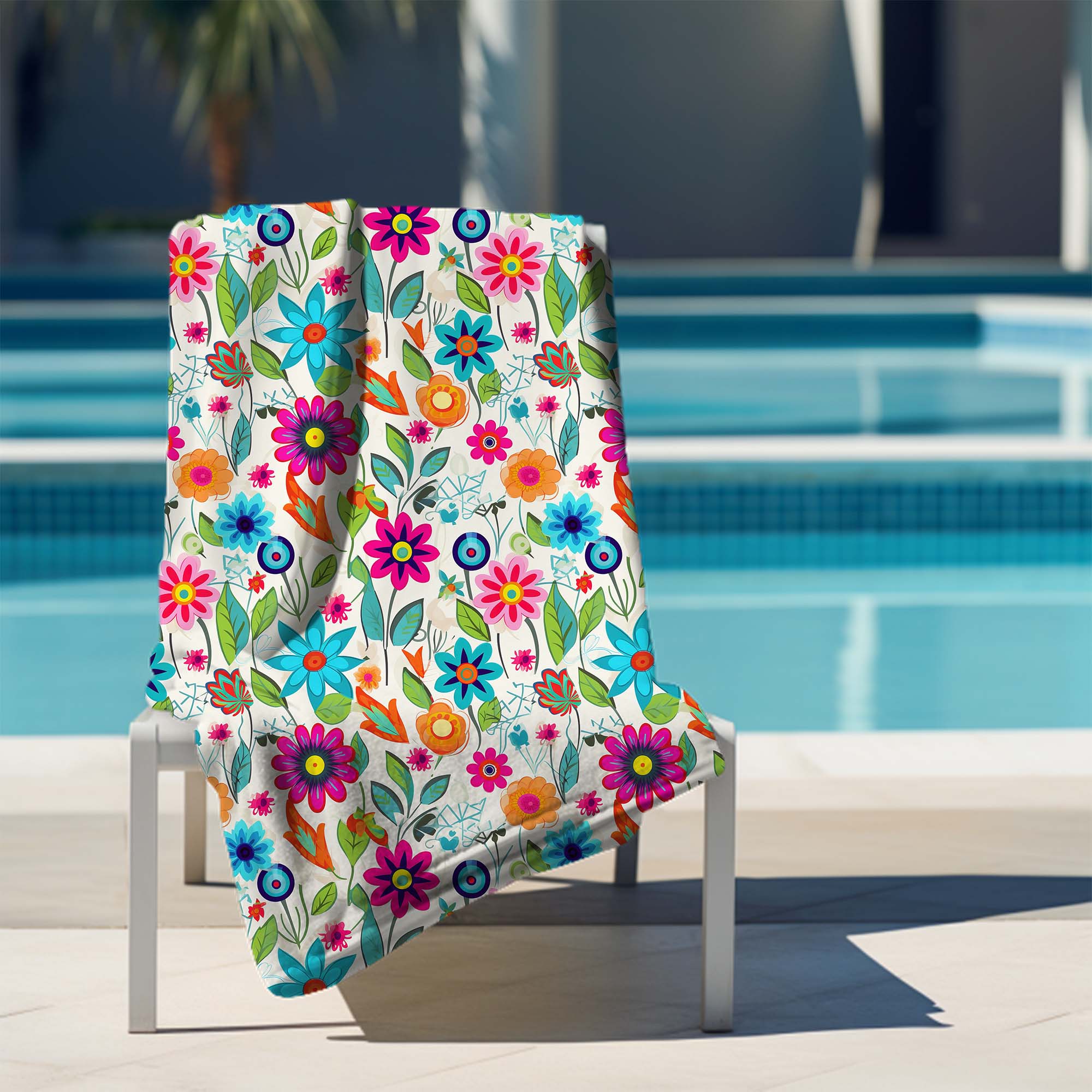 Handtuch Kleine Frühlingsblumen