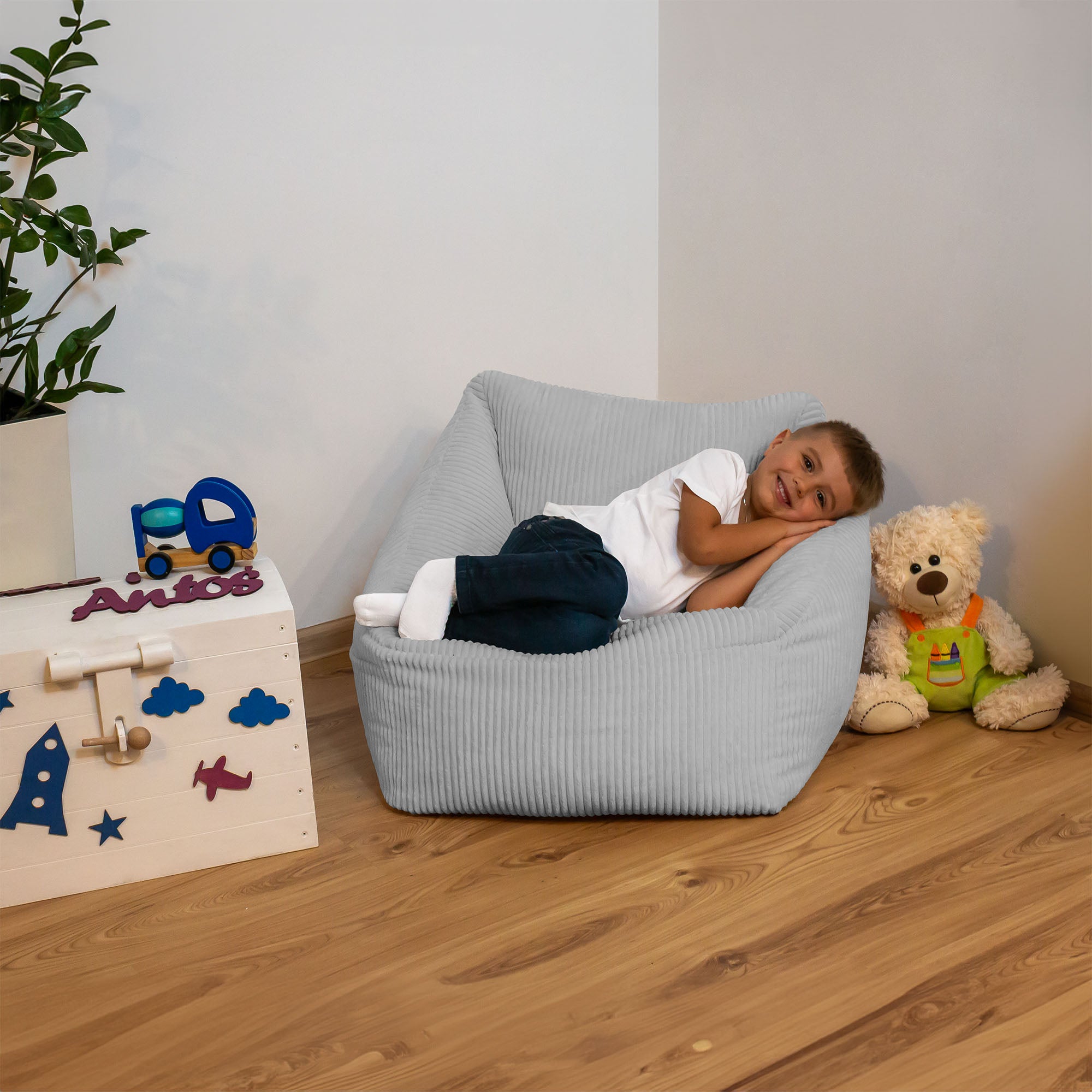 Kinderstuhl Cooles Grau
