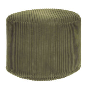 Runder Hocker Fußstütze Lincoln Dark Olive
