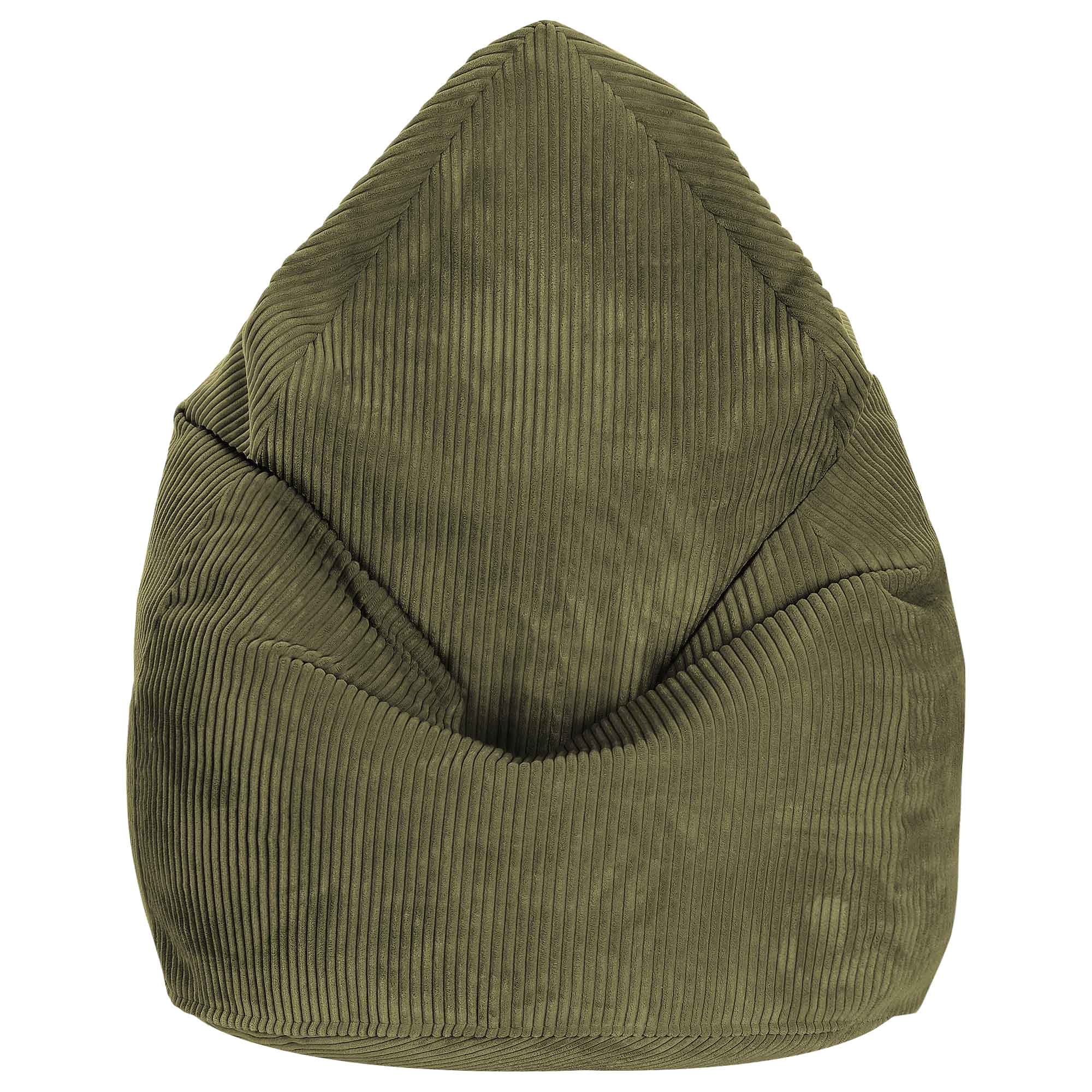 Sitzsack Birnenform Lincoln Dark Olive-S