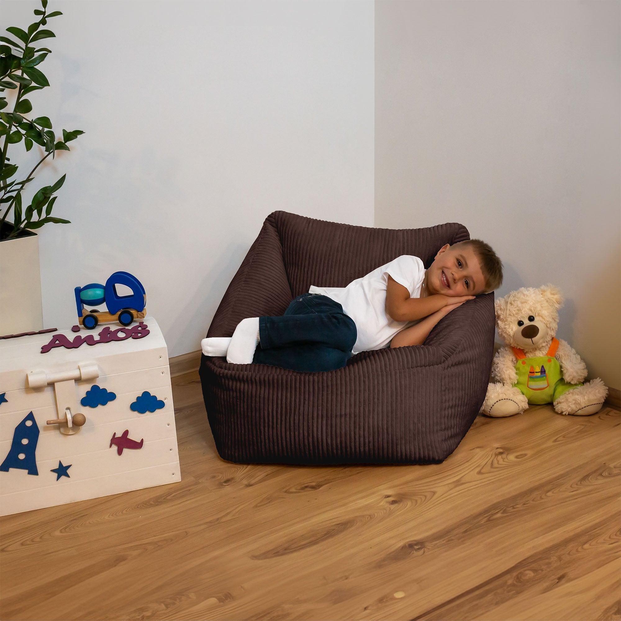 Kinderstuhl Dunkle Schokolade