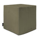 Sitzpouf Qubik Dunkles Olive-50x50 CM