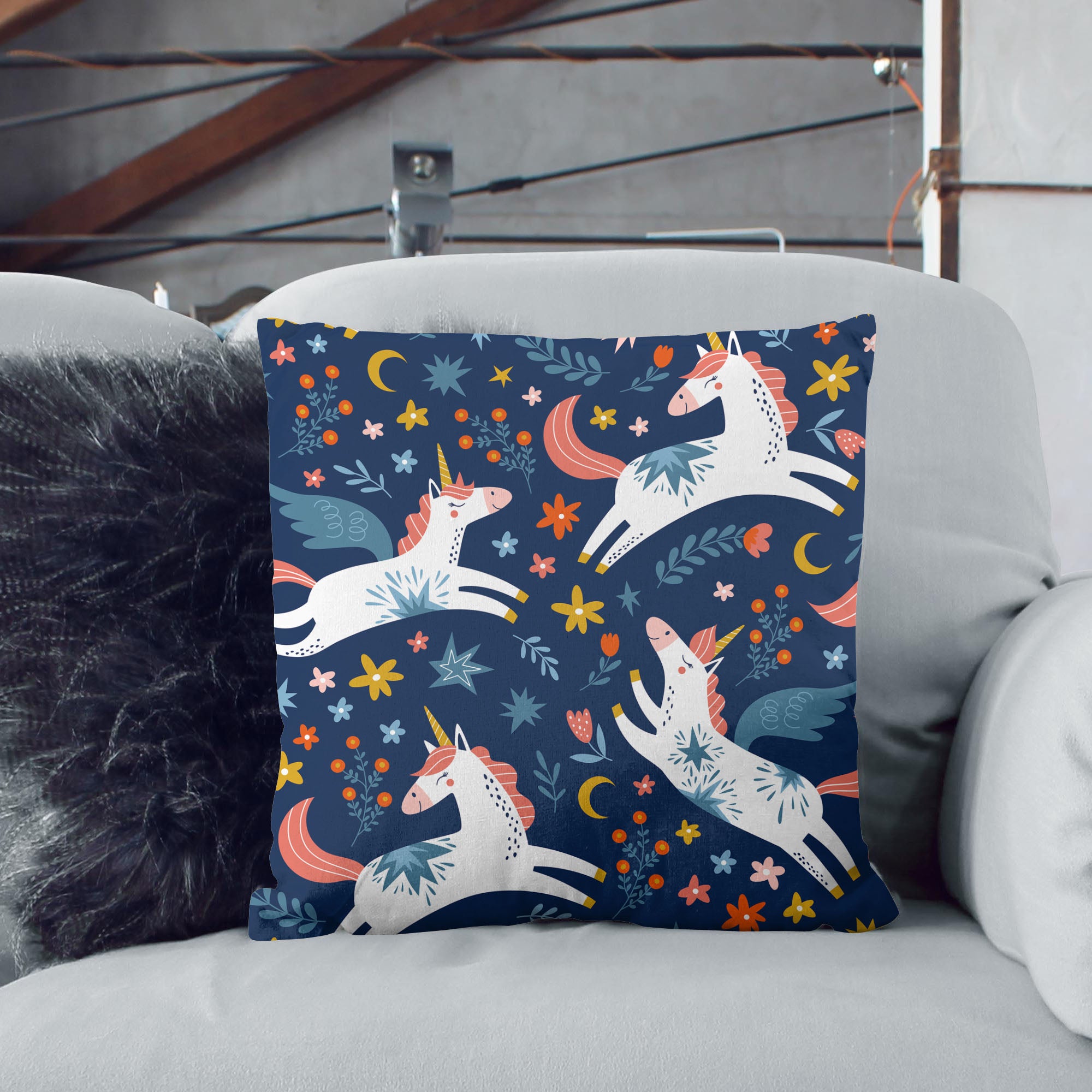 Kissen Fairy Unicorns-Velvet