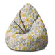 Puf Pearshape Yellow Daffodil-S-Velvet