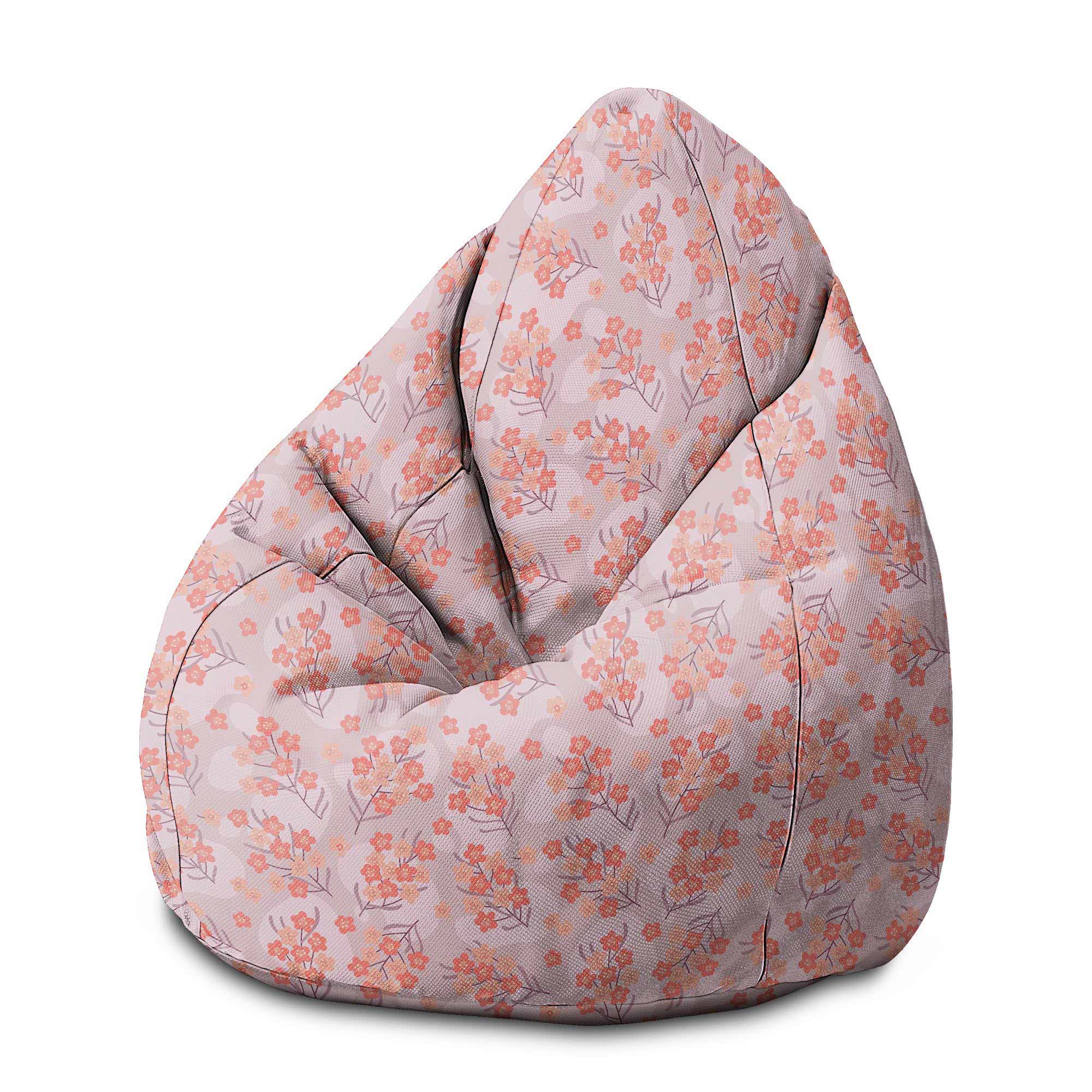 Puf Pearshape Summer Garden-M-Oxford