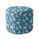 Runder Hocker Fußstütze Blue Water Lily-Oxford
