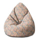 Puf Pearshape Morning Flowers-S-Velvet