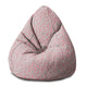 Puf Birnenform Kleine rosa Blumen-S-Velvet