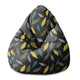 Puf Pearshape Simple Scandi Pattern-S-Oxford