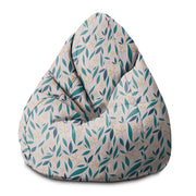 Puf Pearshape Yellow Forest Flowers-S-Oxford