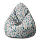 Puf Pearshape Yellow Forest Flowers-M-Oxford