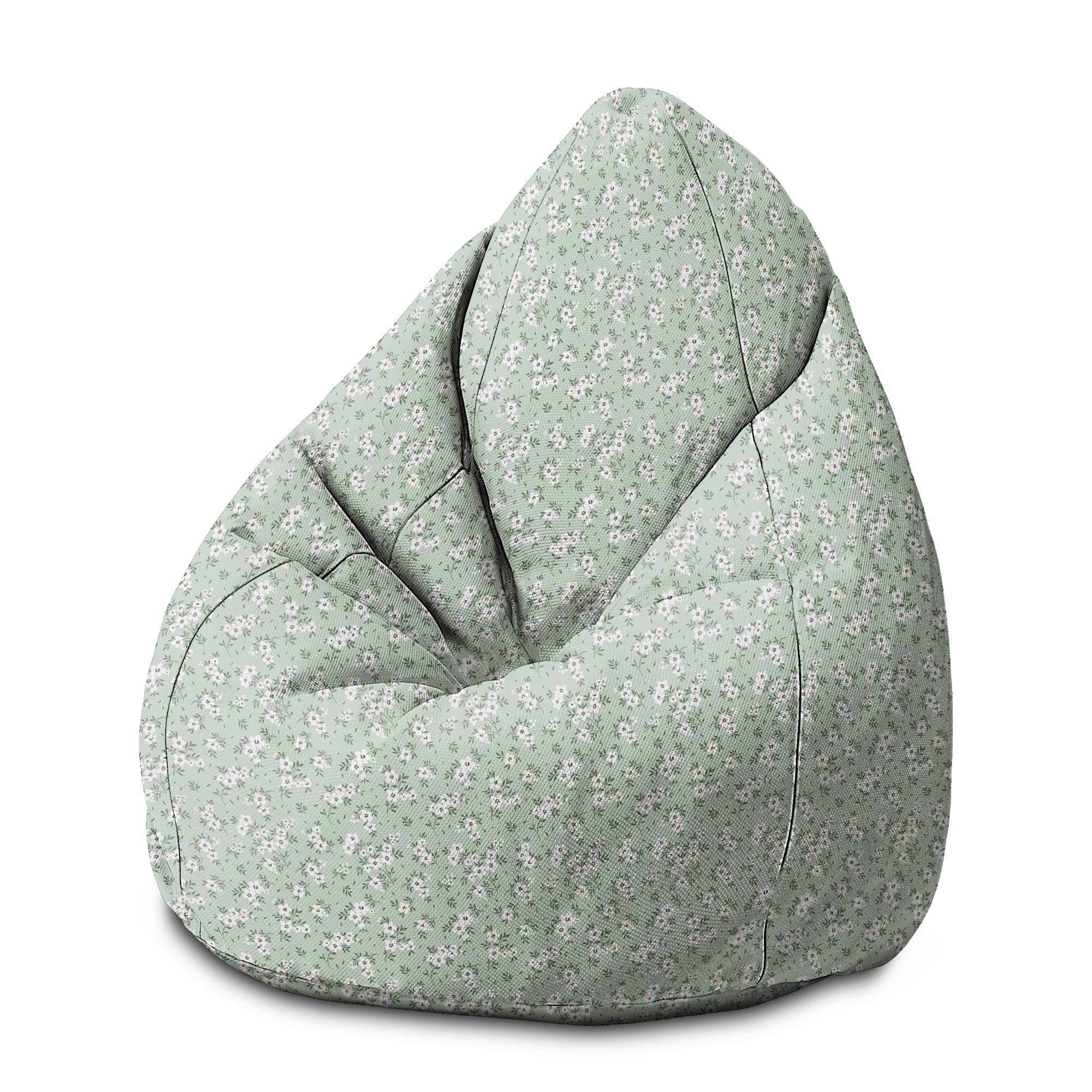 Puf Pearshape Tiny White Flowers Meadow