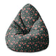 Puf Birnenform Margerite-M-Samt