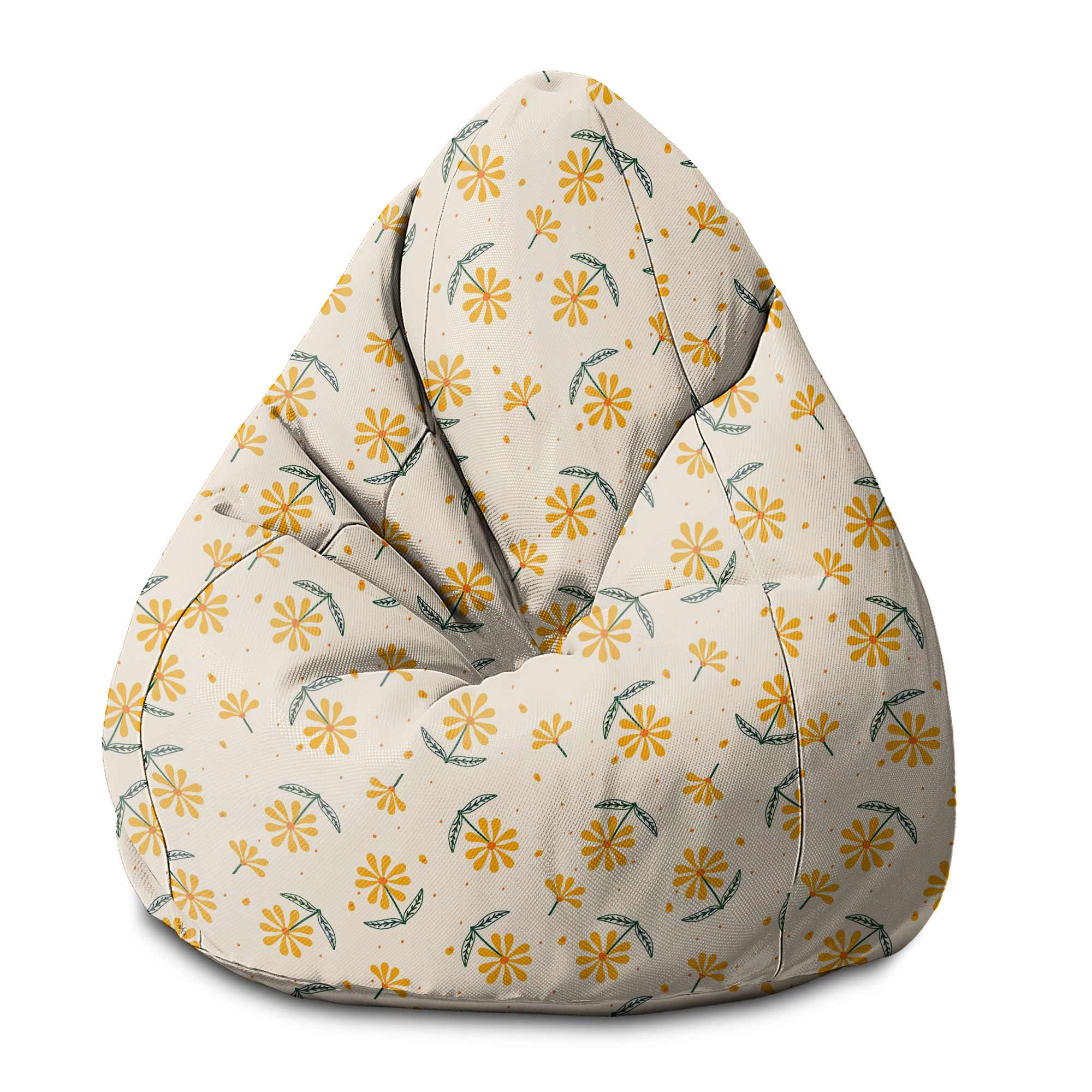 Sitzsack Birnenform Süßer Sommermorgen-M-Samt