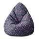 Puf Birnenform Pink Wiese-M-Oxford